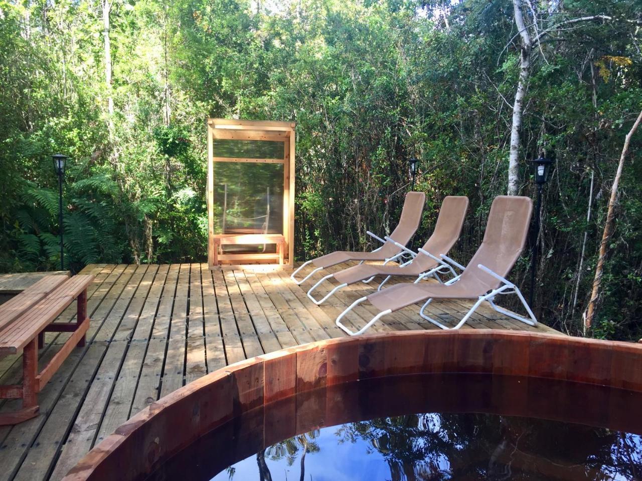 Cabanas Nutrias Patagonicas Puelo River Extérieur photo